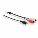 Philips - 1,5 m Stereo Y Cable (3,5 mm M - 2 RCA M)