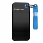 Verbatim - Verbatim Pocket SSD USB 3.2 Gen 2 1TB Black/Blue