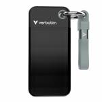 Verbatim - Verbatim Pocket SSD 1 TB USB Tipo C 3.2 Gen 2 (3.1 Gen 2) Negro, Gris