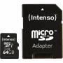 Intenso - microSDXC Card 64GB C10 UHS-I Premium mit Adapter