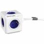 Allocacoc - Powercube Extended Inkl. 1,5 M Kabel Blau Type F
