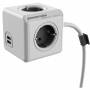Allocacoc - PowerCube extended usb - Stromverteilungseinheit (1407/DEEUPC)