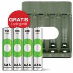 Gp Batteries - GP ReCyko 4-Port USB Ladegert B441 inkl. 4xAA 2100mH Akkus