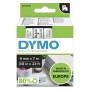 Dymo - D1 Schriftband 9 mm x 7 m schwarz auf transparent 40910