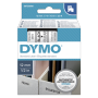 Dymo - DYMO D1 胶带 45010 12mmx7.0m 黑色->transp。