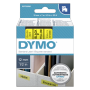 Dymo - D1 ORIGINAL Schriftband, schwarz auf gelb, 12mm x 7m