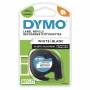 Dymo - Letratag Band Plastik wei 12 mm x 4 m 91221