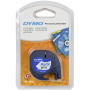 Dymo - Letratag Band Plastik wei 12 mm x 4 m 91221