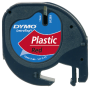 Dymo - DYMO LetraTAG - Plastikband - Rot - Rolle (1,2 cm x 4 m) 1 Rolle(n) - fr LetraTag LT-100H, LT-100T, QX50, XR