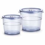 Magicvac - 2 Vakuumbehltern EXECUTIVE 2,0l und 4,0l rund