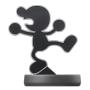 Nintendo - Mr. Game & Watch - Figure - Schwarz - Grau - Super Smash Bros. (1073466)