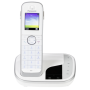 Panasonic - KX-TGJ320GW - Schnurlostelefon - Anrufbeantworter mit Rufnummernanzeige - DECT - weiß