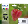 Epson - 29 Multipack - 4er-Pack - Schwarz, Gelb, Cyan, Magenta - Original - Tintenpatrone (C13T29864010) [EURO-Version]