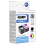 Kmp - MULTIPACK H135V - 2er-Pack - Schwarz, Farbe (Cyan, Magenta, Gelb) - Tintenpatrone (Alternative zu: HP 301) [EURO-Version]