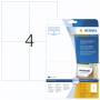 Herma - Movables Etik. w. 105X148 25 Blatt DIN A4 100 Stck 5082