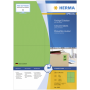Herma - Herma Coloured Labels Green 4399 100 Sheets 400 pcs. 105X148