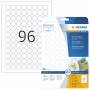 Herma - Herma Removable Round Labels 20 25 Sheets DIN A4 2400 pcs. 4386
