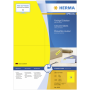 Herma - Herma Coloured Label yellow 4256 100 Sheets 1600 pcs. 105X37