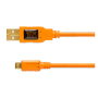 Tether Tools - TetherPro USB 2.0 A Male to Micro B 5-pin orange