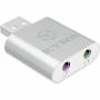 Icy Box - Raidsonic IB-AC527 - USB 2.0 Type-A - 3,5 mm - Mnnlich/weiblich - Wei - Aluminium (70573)
