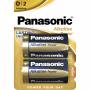 Panasonic - 1x2 Panasonic Alkaline Power Mono D LR 20