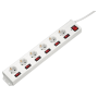  "Hama-Steckdosenleiste 6-fach einzeln schaltbar, wei 223159-Hama-Hardware/Electronic"