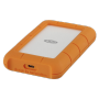 Lacie - Rugged USB-C - Festplatte - 4TB - extern (tragbar) - USB 3,1 Gen1 - orange (STFR4000800)