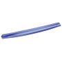 Fellowes - Tastatur-Handgelenkauflage Crystal Gel blau [DE-Version, German Keyboard]