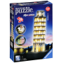 Ravensburger - 3D Puzzle-Bauwerke Pisaturm bei Nacht