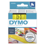 Dymo - D1 Schriftband 6 mm x 7 m schwarz auf gelb 43618