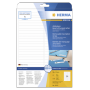 Herma - Ablsb. Streifen A4 96x10 mm wei Papier 1350 St.