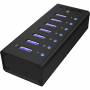 Icy Box - IB-AC618 7-Port USB 3.0 Hub Aluminium