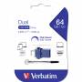 Verbatim - USB-Stick 64GB Verbatim 3.0 Store'n Go Dual Drive retail