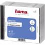 Hama - 1x5 Hama Standard CD Double Jewel Case transp/black 44745