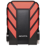 Adata - ADATA HD710P - Festplatte - 1TB - extern (tragbar) - 2.5 (6,4 cm) - USB 3,1 - Rot (AHD710P-1TU31-CRD)
