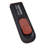 Adata - ADATA Classic Series C008 - USB-Flash-Laufwerk - 64GB - USB2.0 - Schwarz, Rot (AC008-64G-RKD)