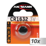 Ansmann - Lithium Knopfzelle CR1632, Batterie