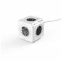 Allocacoc - PowerCube Extended Monitor - Stromverteilungseinheit - Wechselstrom 100-250 V - Eingabe, Eingang Stromversorgung - Ausgangsansch