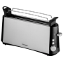 Cloer - 3810 - Toaster - 2 Scheibe(n) - Edelstahl matt/Schwarz (3810)
