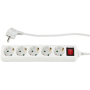  "Rev-Tischsteckdose 5-fach 3,0 m mit Schalter wei-Rev-Hardware/Electronic"