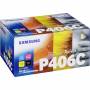 Hp - Samsung CLT-P406C - 4er-Pack - Schwarz, Gelb, Cyan, Magenta - Original - Tonerpatrone (SU375A) - fr Samsung CLX-3300, 3302 [EURO-Version]