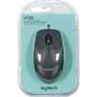 Logitech - M100 - Maus - optisch - 3 Tasten - verkabelt - USB - schwarz - EMEA (910-005003)