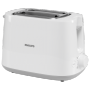 Philips - HD2581/00 Toaster, 2-Schlitz, 830W , 8 Stufen, inkl. integriertem Brtchenaufsatz, Farbe:Weiss (HD2581/00)