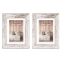 Zep - 2x1 ZEP Nelson 6 blanc/br. 18x24 Cadre photo en bois V21186