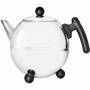 Bredemeijer - Teekanne Bella Ronde 1,5l Edelstahl / schwarz 1305Z