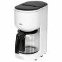 Braun - DeLonghi KF 3120 WH Independiente Manual Cafetera de filtro 10tazas Blanco