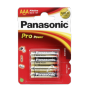 Panasonic - 1x4 Panasonic Pro Power LR 03 Micro AAA