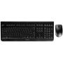 Cherry Dw 3000 -Tastatur-und-maus-set -Kabellos -2.4 Ghz - DW3000 Kombi Wireless Desktop black QWERTZ DE [DE-Version, German Keyboard]