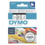 Nastri Per Etichettatori - DYMO D1 - Selbstklebende Etiketten - schwarz auf durchsichtig - Rolle (0,64 cm x 7 m) - 1 Rolle(n) - fr LabelMANAGER (S072