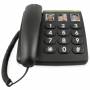 Doro - DORO PhoneEasy 331ph - Telefon mit Schnur - Schwarz (380003)